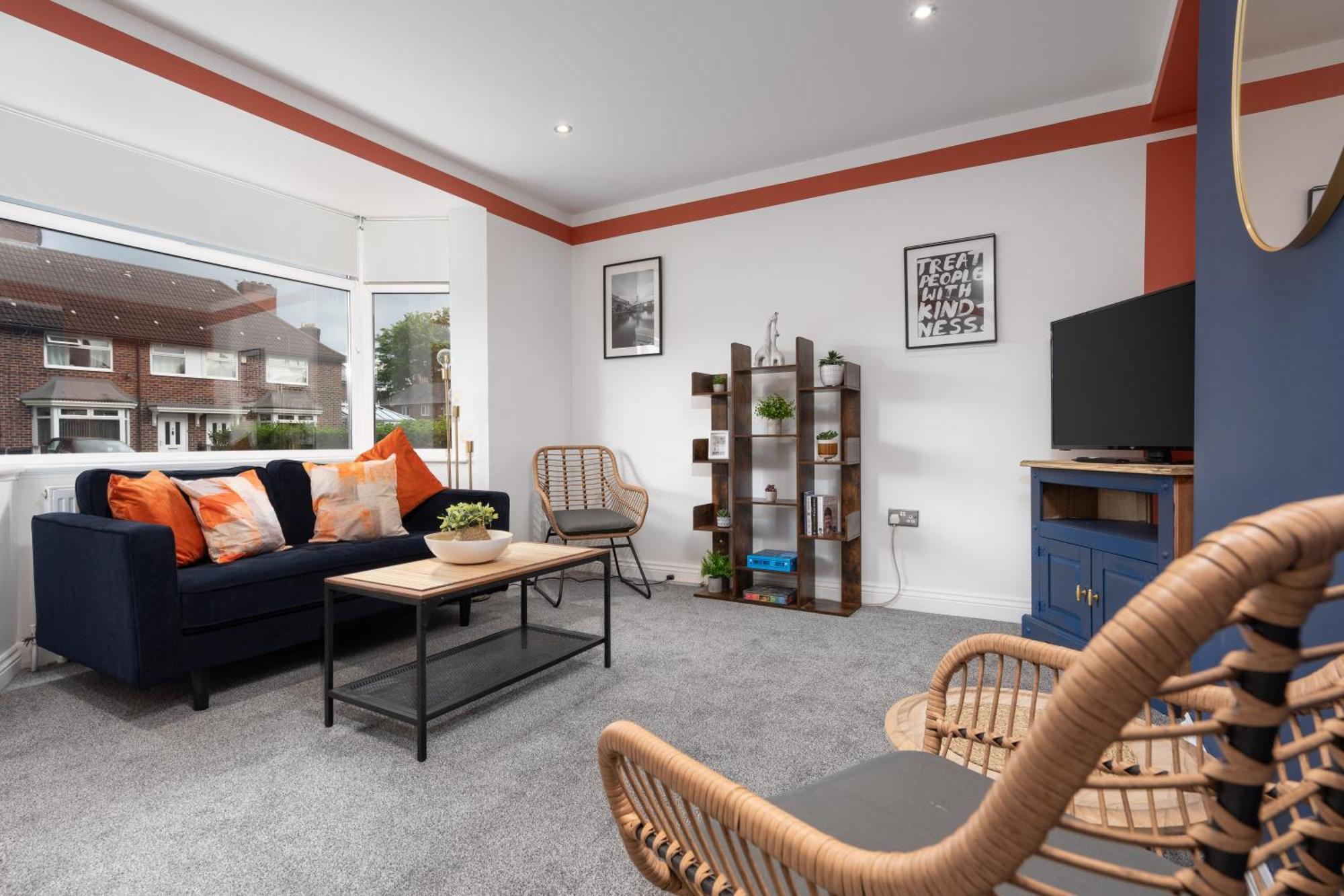Villa Shawe House - 10 Minute Mcr Airport - Free Parking Wythenshawe Zimmer foto